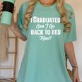 Graduation For Her I Graduated Can I Go Back To Bed Now Women's Comfort Colors T-Shirt Chalky Mint