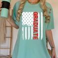 Graduation High School College Flag Graduate T Shirt 2018 Women's Comfort Colors T-Shirt Chalky Mint