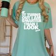 Graduation Graduation I'm Smarter Than I Look Women's Comfort Colors T-Shirt Chalky Mint