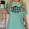 Graduation Masters For Women Women's Comfort Colors T-Shirt Chalky Mint