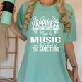 Graduation Music Major Women's Comfort Colors T-Shirt Chalky Mint
