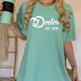 Graduation For New Doctors Est 2019 Women's Comfort Colors T-Shirt Chalky Mint
