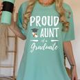Graduation Shirt 2018 Proud Aunt Of a Graduate Women's Comfort Colors T-Shirt Chalky Mint