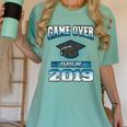 Graduation Shirt Class Of 2019 High School College Women's Comfort Colors T-Shirt Chalky Mint