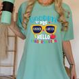Graduation Shirt Goodbye PreK Hello Kindergarten School Women's Comfort Colors T-Shirt Chalky Mint