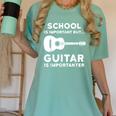 Graduation Shirt For Guitar Players & Band Member Women's Comfort Colors T-Shirt Chalky Mint