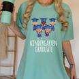 Graduation Shirt Kindergarten Graduate Tshirt Women's Comfort Colors T-Shirt Chalky Mint