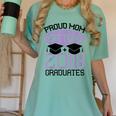 Graduation Shirt For Mom Of Twins Proud Mom Twins Tee Women's Comfort Colors T-Shirt Chalky Mint
