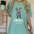 Graduation T-Shirt Dabbing Graduation We Out Class Of 2018 Women's Comfort Colors T-Shirt Chalky Mint