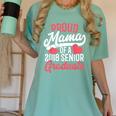 Graduation T Shirt For Mom Proud Mama Of 2018 Senior Tee Women's Comfort Colors T-Shirt Chalky Mint