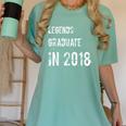 Graduation T Shirts Legends Graduate In 2018 Tee Women's Comfort Colors T-Shirt Chalky Mint