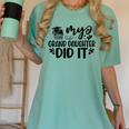 My Granddaughter Did It Graduation Graduated Proud Children Women's Comfort Colors T-Shirt Chalky Mint