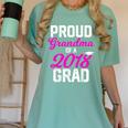 Grandma Graduation Shirt 2018 High School College Grad Women's Comfort Colors T-Shirt Chalky Mint