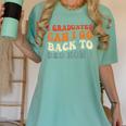 Groovy I Graduated Can I Go Back To Bed Now Graduation Women's Comfort Colors T-Shirt Chalky Mint