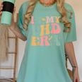 Groovy In My Phd Era Doctorate Graduation Women's Comfort Colors T-Shirt Chalky Mint