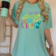 Happy Last Day Of School Student Teacher Graduation Women's Comfort Colors T-Shirt Chalky Mint