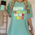 Happy Last Day Of School Teacher Kids Boys Girls Graduation Women's Comfort Colors T-Shirt Chalky Mint