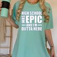 High School Graduate Graduation Party Meme Women's Comfort Colors T-Shirt Chalky Mint