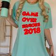 High School Graduation Tshirt Game Over Senior Class Of 2018 Women's Comfort Colors T-Shirt Chalky Mint