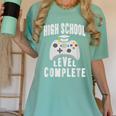 High School Graduation Shirt Gamer Graduation Women's Comfort Colors T-Shirt Chalky Mint