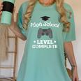High School Graduation Shirt Video Gamer Nerd Geek Game Women's Comfort Colors T-Shirt Chalky Mint