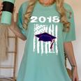 High School Graduation T Shirt Flag College Graduation Women's Comfort Colors T-Shirt Chalky Mint