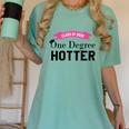 Hotter By One Degree Class Of 2018 Graduation T-Shirt Women's Comfort Colors T-Shirt Chalky Mint