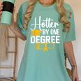 Hotter By One Degree Graduation 2025 Women's Comfort Colors T-Shirt Chalky Mint