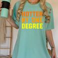 Hotter By One Degree Graduation Shirt College Major Graduate Women's Comfort Colors T-Shirt Chalky Mint