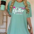 Hotter By One Degree Shirt Graduation For Her Women's Comfort Colors T-Shirt Chalky Mint