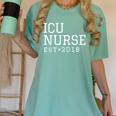 ICU Nurse 2018 Graduation Nurse RN Women's Comfort Colors T-Shirt Chalky Mint