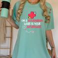 I'm A Veterinarian Vet Student Graduation Women's Comfort Colors T-Shirt Chalky Mint