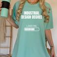 Industrial Degree Loading Student Graduation Women's Comfort Colors T-Shirt Chalky Mint
