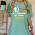International Relations Major Student Shirt Graduation Women's Comfort Colors T-Shirt Chalky Mint
