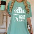 Juris Doctor Of Jurisprudence Law School Graduation Women's Comfort Colors T-Shirt Chalky Mint