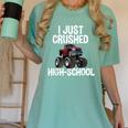 I Just Crushed High School Graduation Monster Truck Shirt Women's Comfort Colors T-Shirt Chalky Mint