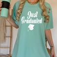 Just Graduated With A Graduation Cap Women's Comfort Colors T-Shirt Chalky Mint