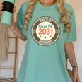 Kids Class Of 2031 Shirt Back To School Future Graduation Women's Comfort Colors T-Shirt Chalky Mint