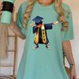 Kids HBCU Boys Grad Dabbing Graduation Women's Comfort Colors T-Shirt Chalky Mint