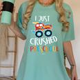 Kids I Just Crushed Preschool Monster Graduation Pre-K Shirt Women's Comfort Colors T-Shirt Chalky Mint
