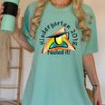 Kids Kindergarten 2018 Nailed It Graduation Women's Comfort Colors T-Shirt Chalky Mint