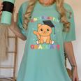 Kids Kindergarten Graduate Cat Graduation Women's Comfort Colors T-Shirt Chalky Mint
