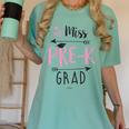 Kids Miss Pre-K Grad Graduation Shirt Cute School Tees Women's Comfort Colors T-Shirt Chalky Mint