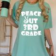 Kids Kids Peace Out 3Rd Grade For Graduation Women's Comfort Colors T-Shirt Chalky Mint