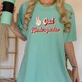 Kids Peace Out Kindergarten Graduation Kindergarten Graduate Women's Comfort Colors T-Shirt Chalky Mint