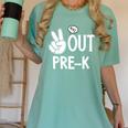 Kids Pre-K Graduation Kids Toddlers Women's Comfort Colors T-Shirt Chalky Mint