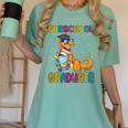 Kids Preschool Graduate Dinosaur Trex Preschool Graduation Women's Comfort Colors T-Shirt Chalky Mint