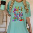 Kids So Long Kindergarten Here I Come Pre-K Graduation Graduate Women's Comfort Colors T-Shirt Chalky Mint