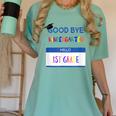 Kindergarten To 1st Grade Graduation T Shirt Women's Comfort Colors T-Shirt Chalky Mint