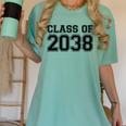 Kindergarten Class Of 2038 First Day School Graduation Women's Comfort Colors T-Shirt Chalky Mint